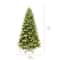 7.5ft. Pre-Lit Dewdrop Spruce Artificial Christmas Tree, Warm White LED Lights by Ashland®